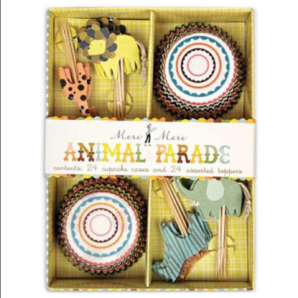 Animal parade cupcake decorating kits